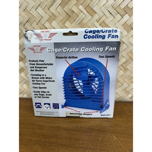 Metro Vac Air Force Cage/Crate Cooling Fan For Pets Travel - Picture 4 of 6